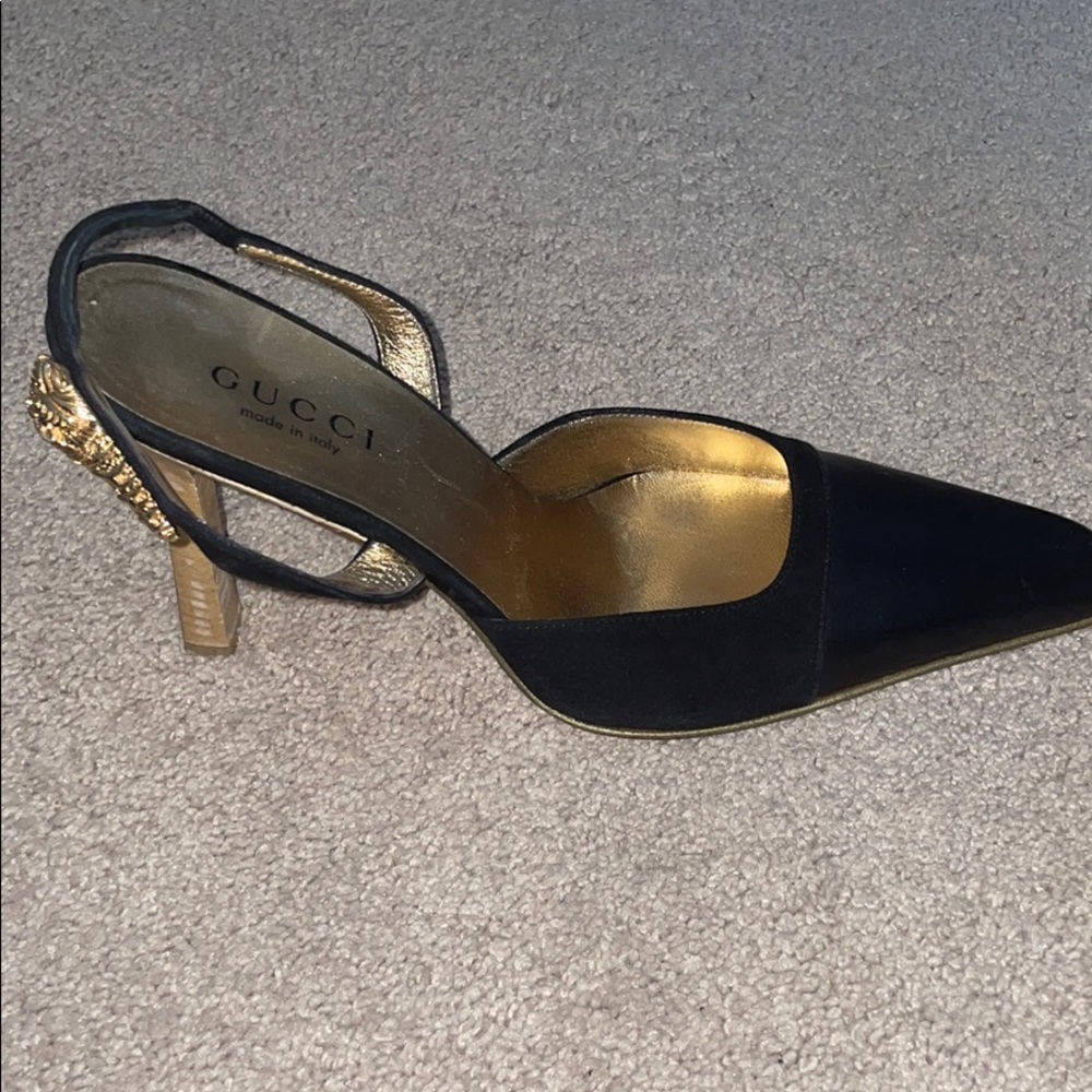 GUCCI BLACK HIGH HEELS